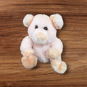 Kellytoy 2001 Plush Pig Stuffed Animal Toy 2" Pink & White Polyester Fiber Pigle